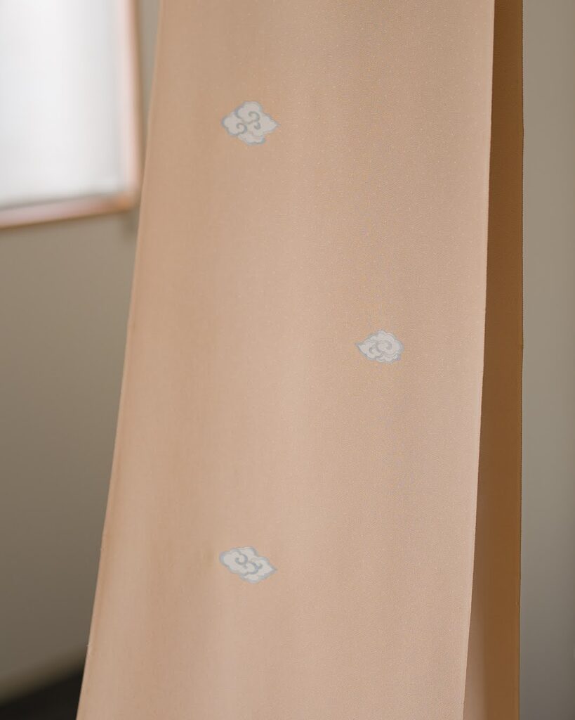 成謙 飛び柄の小紋 瑞雲「Y様」別注