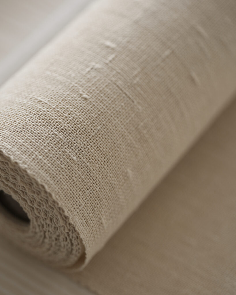 紙布の八寸帯アップ