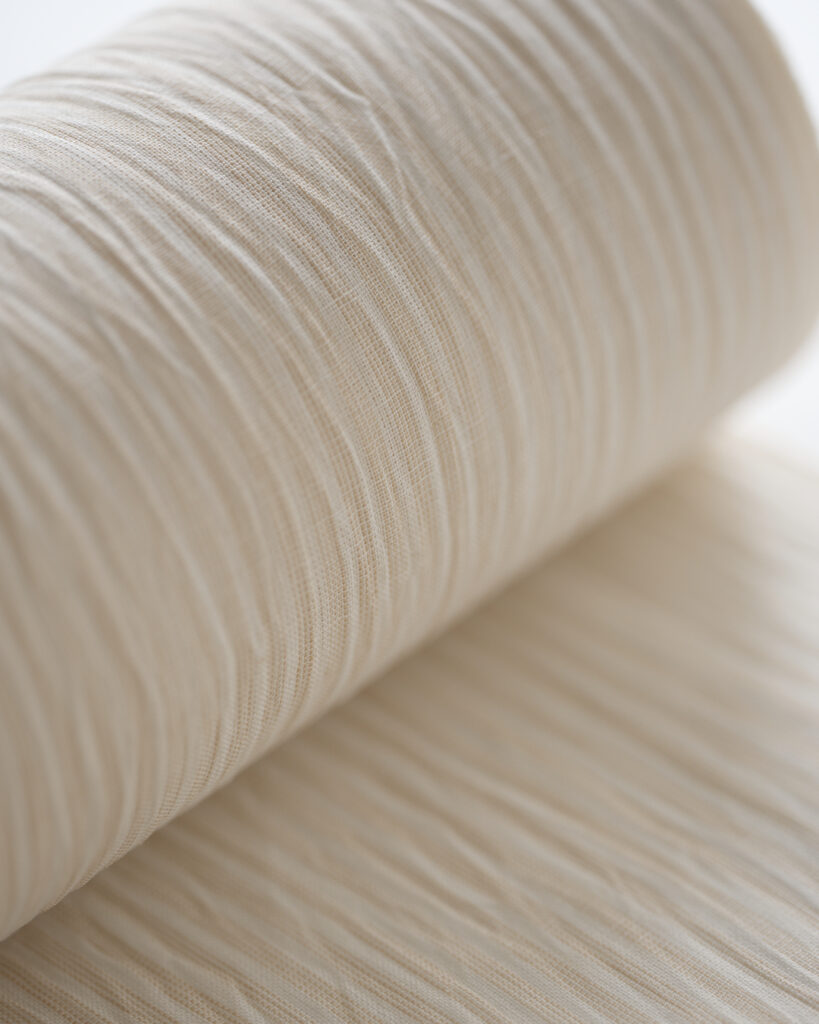 小千谷縮のアップ