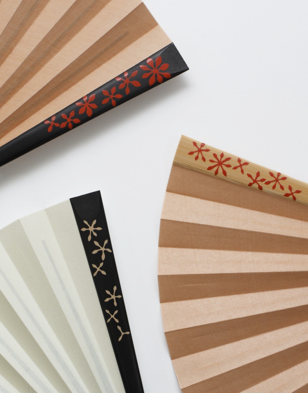 橋爪玲子 漆絵の扇子